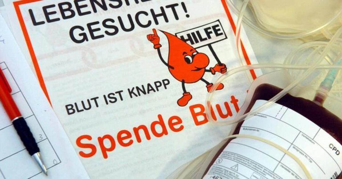 Blood is missing in Germany: appeal for blood donations